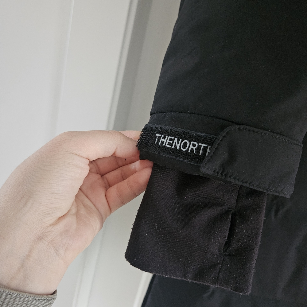 The North Face Black Long Puffer Coat with Hood - Picture 3 of 7